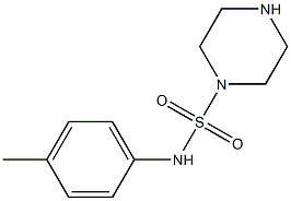 N-(4-methylphenyl)piperazine-1-sulfonamide Struktur