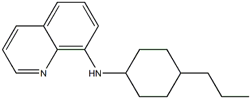 N-(4-propylcyclohexyl)quinolin-8-amine Struktur