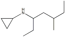 N-(5-methylheptan-3-yl)cyclopropanamine Struktur