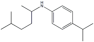 N-(5-methylhexan-2-yl)-4-(propan-2-yl)aniline Struktur