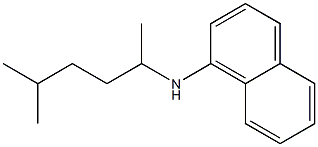 N-(5-methylhexan-2-yl)naphthalen-1-amine Struktur