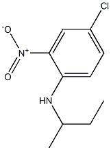 N-(butan-2-yl)-4-chloro-2-nitroaniline Struktur