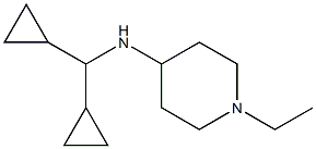 N-(dicyclopropylmethyl)-1-ethylpiperidin-4-amine Struktur