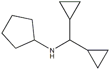 N-(dicyclopropylmethyl)cyclopentanamine Struktur