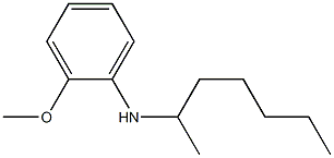 N-(heptan-2-yl)-2-methoxyaniline Struktur