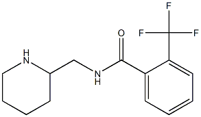 N-(piperidin-2-ylmethyl)-2-(trifluoromethyl)benzamide Struktur