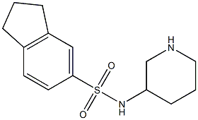 N-(piperidin-3-yl)-2,3-dihydro-1H-indene-5-sulfonamide Struktur