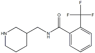 N-(piperidin-3-ylmethyl)-2-(trifluoromethyl)benzamide Struktur