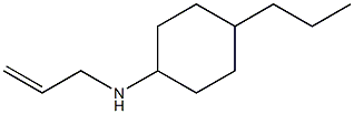 N-(prop-2-en-1-yl)-4-propylcyclohexan-1-amine Struktur