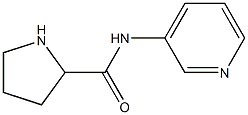 N-(pyridin-3-yl)pyrrolidine-2-carboxamide Struktur