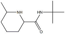 N-(tert-butyl)-6-methylpiperidine-2-carboxamide Struktur