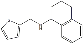 N-(thiophen-2-ylmethyl)-1,2,3,4-tetrahydronaphthalen-1-amine Struktur