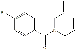 N,N-diallyl-4-bromobenzamide Struktur