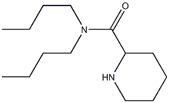 N,N-dibutylpiperidine-2-carboxamide Struktur