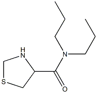 N,N-dipropyl-1,3-thiazolidine-4-carboxamide Struktur