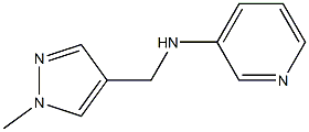 N-[(1-methyl-1H-pyrazol-4-yl)methyl]pyridin-3-amine Struktur