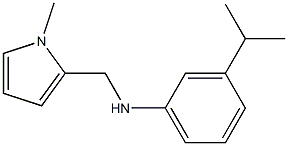 N-[(1-methyl-1H-pyrrol-2-yl)methyl]-3-(propan-2-yl)aniline Struktur