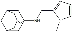 N-[(1-methyl-1H-pyrrol-2-yl)methyl]adamantan-1-amine Struktur