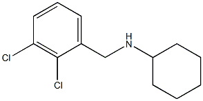 N-[(2,3-dichlorophenyl)methyl]cyclohexanamine Struktur