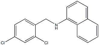 N-[(2,4-dichlorophenyl)methyl]naphthalen-1-amine Struktur