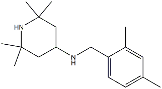 N-[(2,4-dimethylphenyl)methyl]-2,2,6,6-tetramethylpiperidin-4-amine Struktur