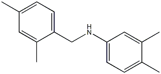 N-[(2,4-dimethylphenyl)methyl]-3,4-dimethylaniline Struktur