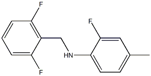 N-[(2,6-difluorophenyl)methyl]-2-fluoro-4-methylaniline Struktur