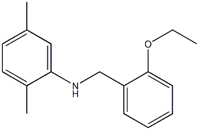 N-[(2-ethoxyphenyl)methyl]-2,5-dimethylaniline Struktur