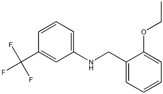 N-[(2-ethoxyphenyl)methyl]-3-(trifluoromethyl)aniline Struktur