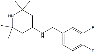 N-[(3,4-difluorophenyl)methyl]-2,2,6,6-tetramethylpiperidin-4-amine Struktur