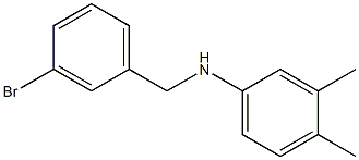 N-[(3-bromophenyl)methyl]-3,4-dimethylaniline Struktur