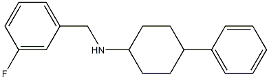 N-[(3-fluorophenyl)methyl]-4-phenylcyclohexan-1-amine Struktur