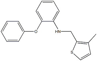 N-[(3-methylthiophen-2-yl)methyl]-2-phenoxyaniline Struktur