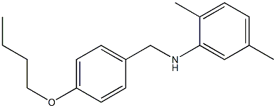 N-[(4-butoxyphenyl)methyl]-2,5-dimethylaniline Struktur