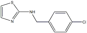 N-[(4-chlorophenyl)methyl]-1,3-thiazol-2-amine Struktur