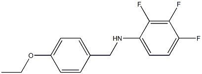 N-[(4-ethoxyphenyl)methyl]-2,3,4-trifluoroaniline Struktur