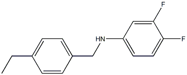 N-[(4-ethylphenyl)methyl]-3,4-difluoroaniline Struktur