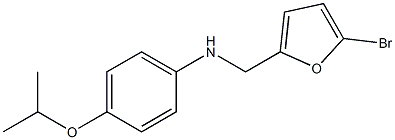 N-[(5-bromofuran-2-yl)methyl]-4-(propan-2-yloxy)aniline Struktur