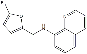 N-[(5-bromofuran-2-yl)methyl]quinolin-8-amine Struktur