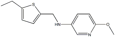 N-[(5-ethylthiophen-2-yl)methyl]-6-methoxypyridin-3-amine Struktur