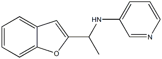 N-[1-(1-benzofuran-2-yl)ethyl]pyridin-3-amine Struktur