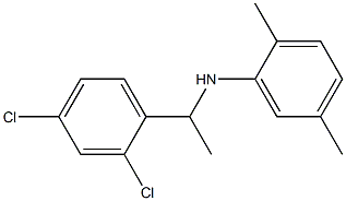 N-[1-(2,4-dichlorophenyl)ethyl]-2,5-dimethylaniline Struktur