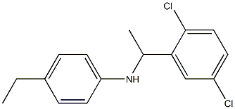 N-[1-(2,5-dichlorophenyl)ethyl]-4-ethylaniline Struktur