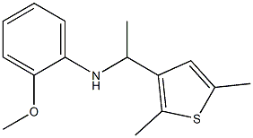 N-[1-(2,5-dimethylthiophen-3-yl)ethyl]-2-methoxyaniline Struktur