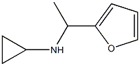 N-[1-(2-furyl)ethyl]cyclopropanamine Struktur