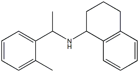 N-[1-(2-methylphenyl)ethyl]-1,2,3,4-tetrahydronaphthalen-1-amine Struktur