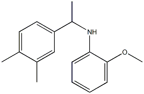 N-[1-(3,4-dimethylphenyl)ethyl]-2-methoxyaniline Struktur