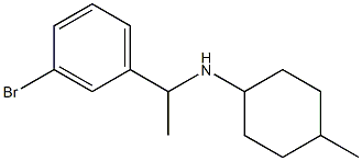 N-[1-(3-bromophenyl)ethyl]-4-methylcyclohexan-1-amine Struktur