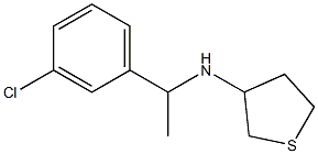 N-[1-(3-chlorophenyl)ethyl]thiolan-3-amine Struktur