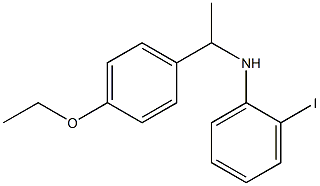 N-[1-(4-ethoxyphenyl)ethyl]-2-iodoaniline Struktur